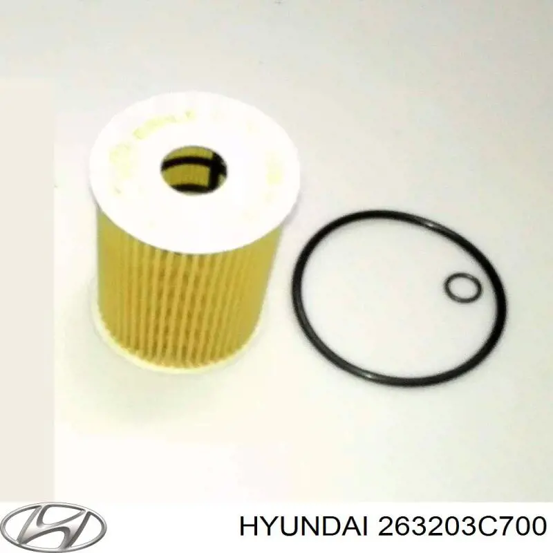 Масляний фільтр 263203C700 Hyundai/Kia