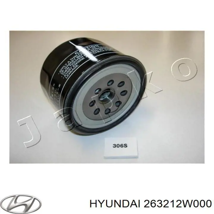 Фільтр масляний Hyundai/Kia 263212W000
