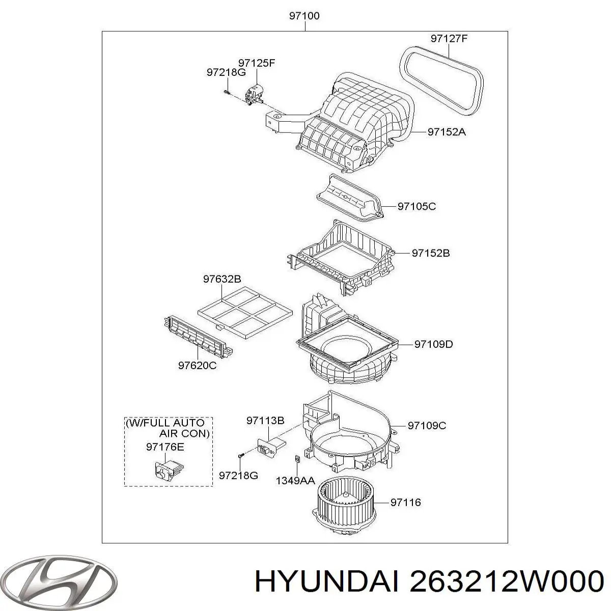 263212W000 Hyundai/Kia Фільтр масла