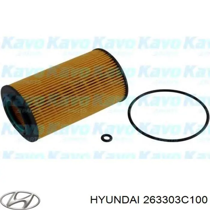 Масляний фільтр 263303C100 Hyundai/Kia