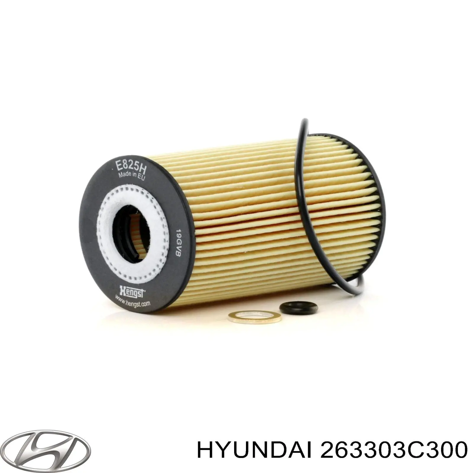 Масляний фільтр двигуна Hyundai/Kia 263303C300 ціна, від 6.91 USD