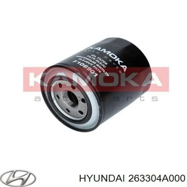 Фільтр масляний 263304A000 Hyundai/Kia