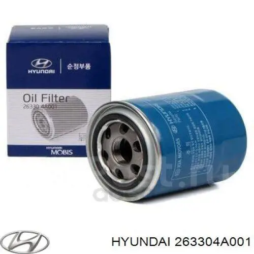 Масляний фільтр двигуна Hyundai/Kia 263304A001 ціна, від 11.05 USD