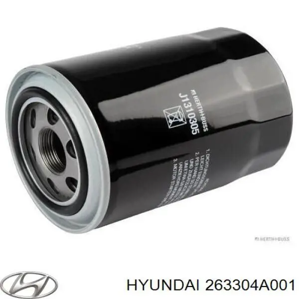 Купити 263304A001 Hyundai/Kia Фільтр очищення масла відцентровий