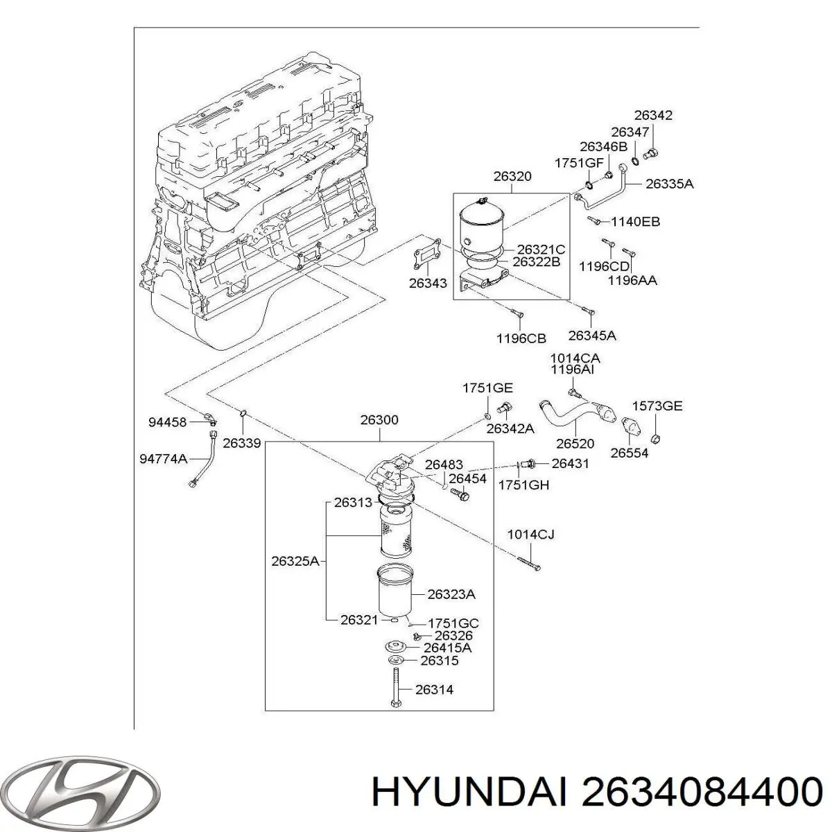  2634084400 Hyundai/Kia