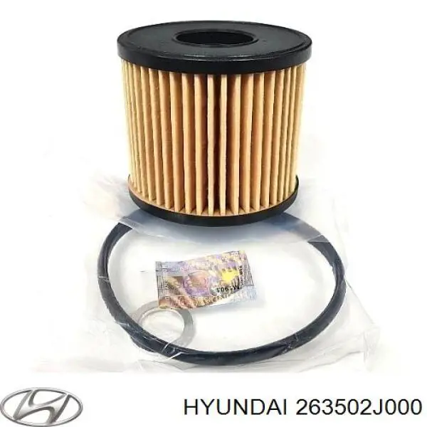 Масляний фільтр двигуна Hyundai/Kia 263502J000 ціна, від 5.96 USD