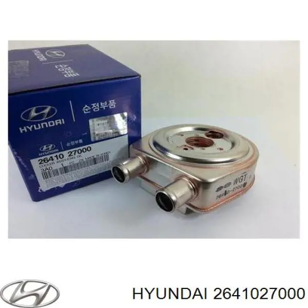 2641027000 Hyundai/Kia радіатор масляний (холодильник, під фільтром)
