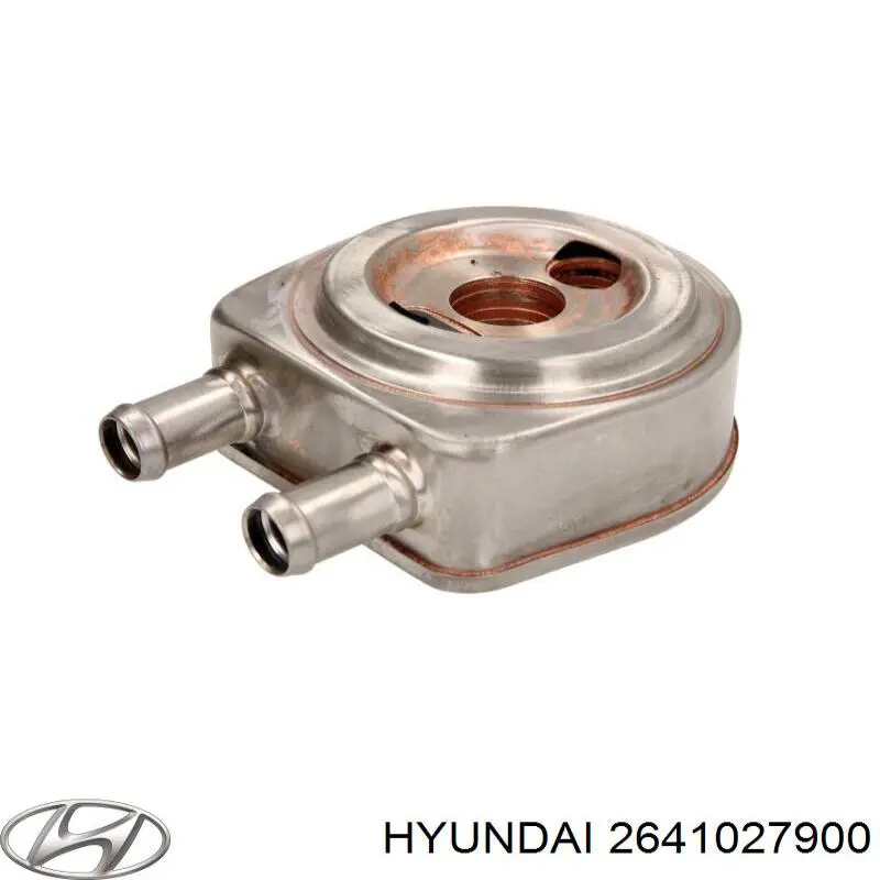 Радіатор масляний (холодильник), під фільтром Hyundai/Kia 2641027900 ціна, від 26.39 USD