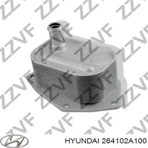 Радіатор масляний 264102A100 Hyundai/Kia