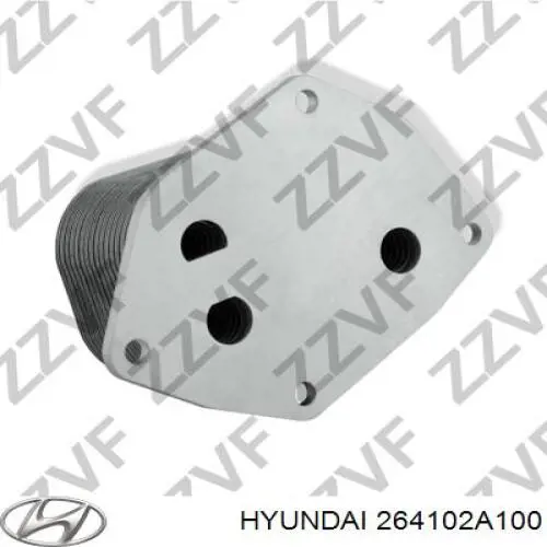 Масляний радіатор охолодження рідини АКПП Hyundai/Kia 264102A100