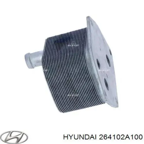 Радіатор масляний Hyundai/Kia 264102A100 ціна, від 13.87 USD