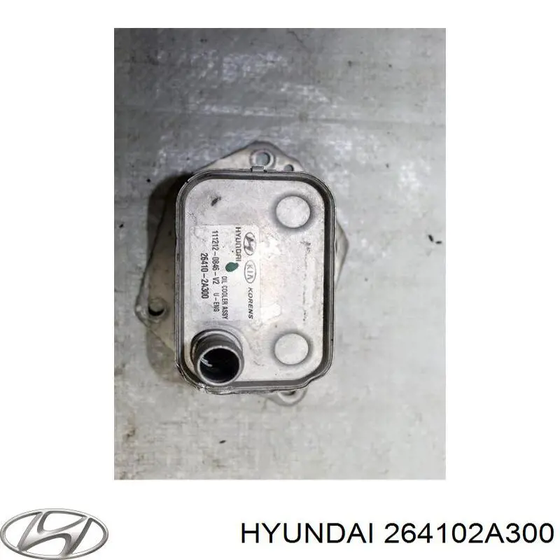 Радіатор масляний (холодильник), під фільтром Hyundai/Kia 264102A300 ціна, від 11.27 USD