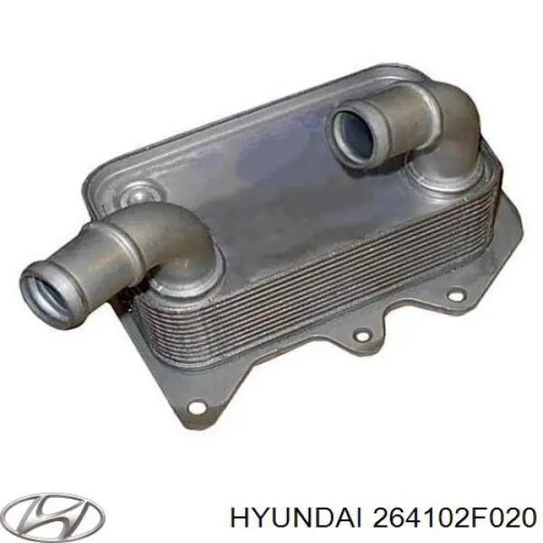 Радіатор масляний 264102F020 Hyundai/Kia