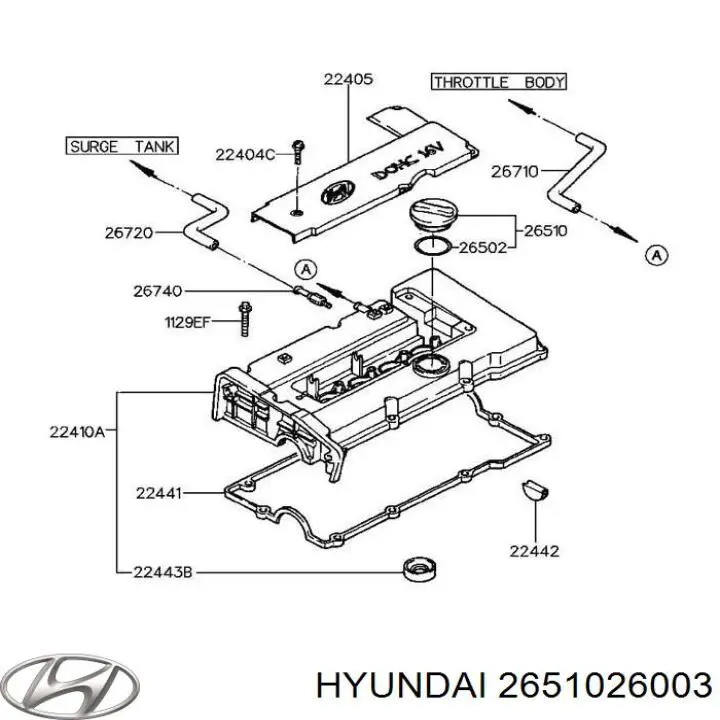  2651026003 Hyundai/Kia