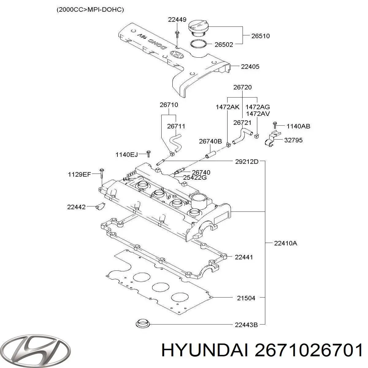  Hyundai/Kia 2671026701 ціна, від 4.73 USD