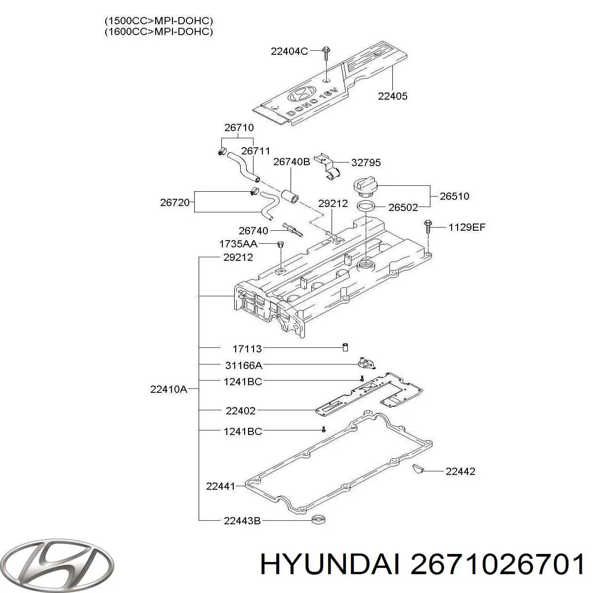 2671026701 Hyundai/Kia 