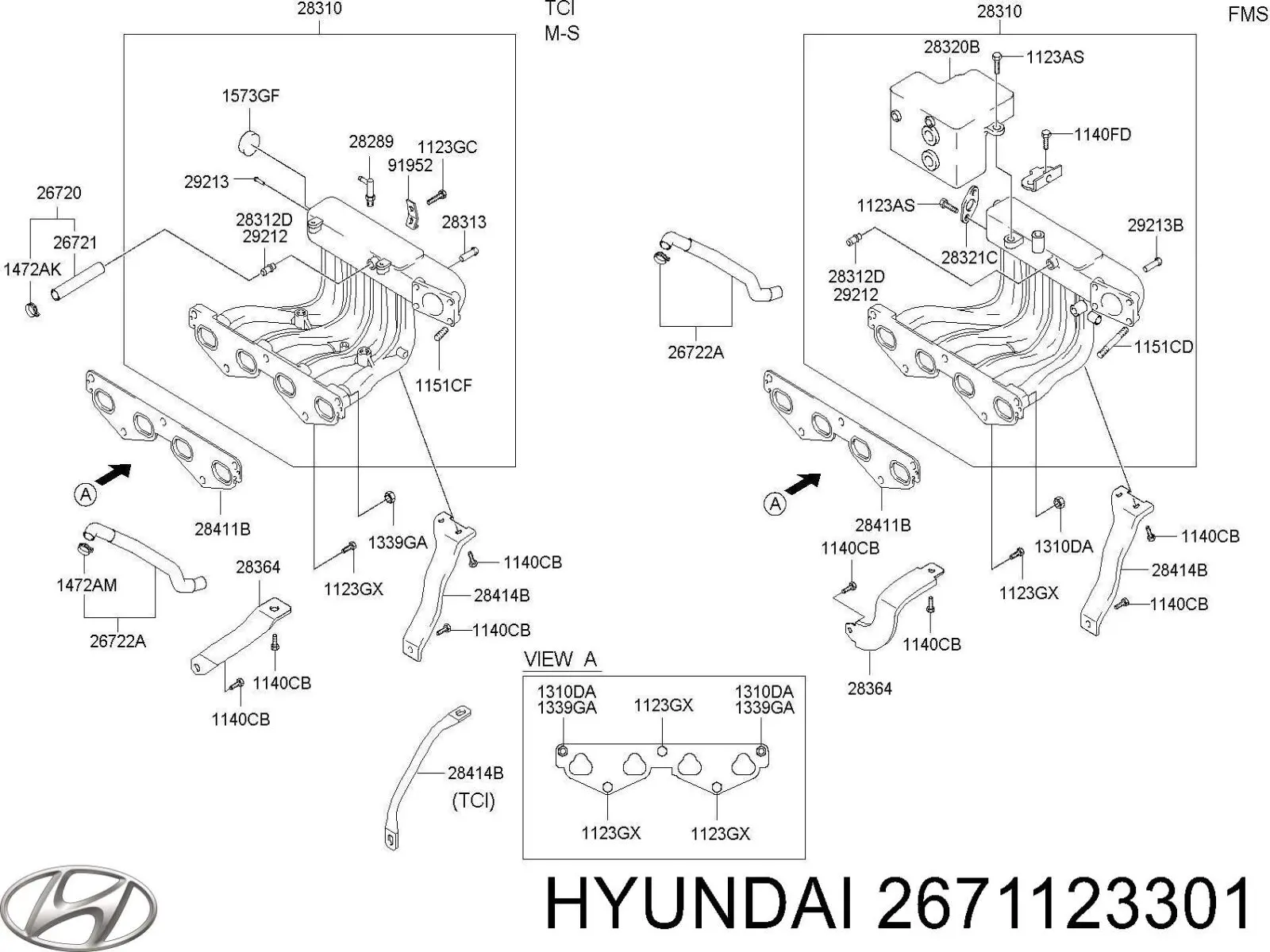  2671123301 Hyundai/Kia