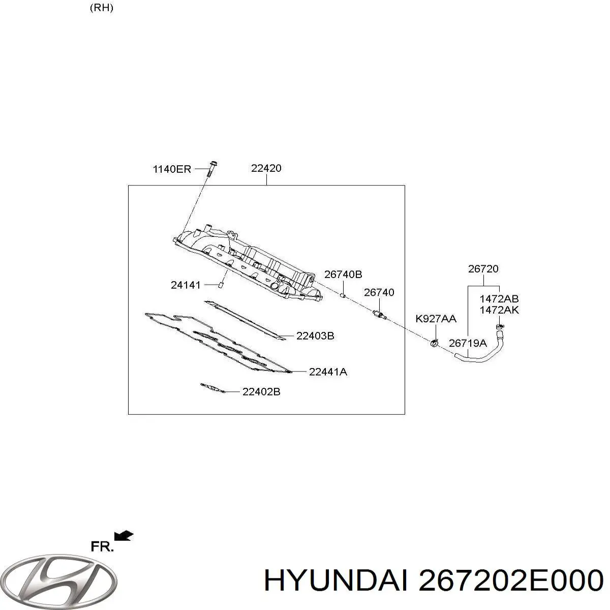 Купити 267202E000 Hyundai/Kia 