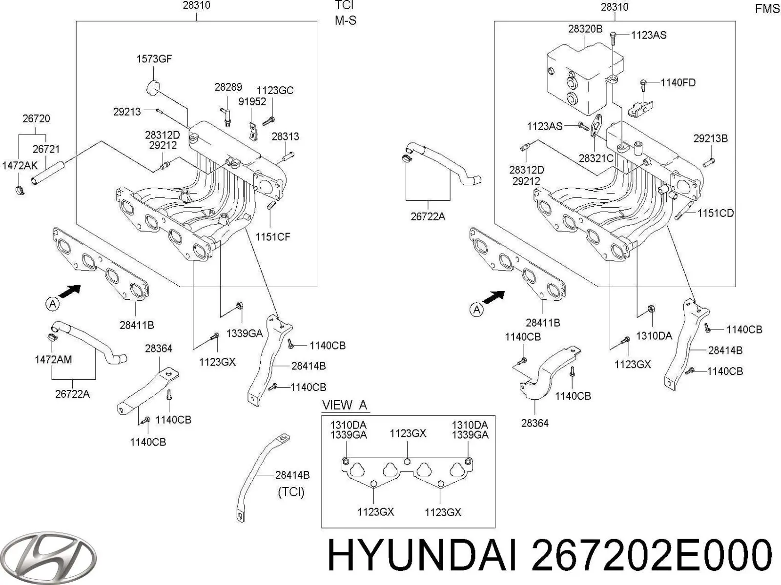  Hyundai/Kia 267202E000 ціна, від 5.70 USD