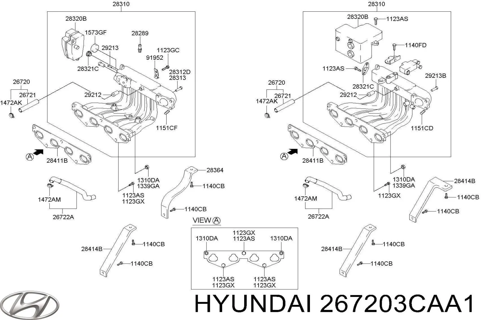 Купити 267203CAA1 Hyundai/Kia 