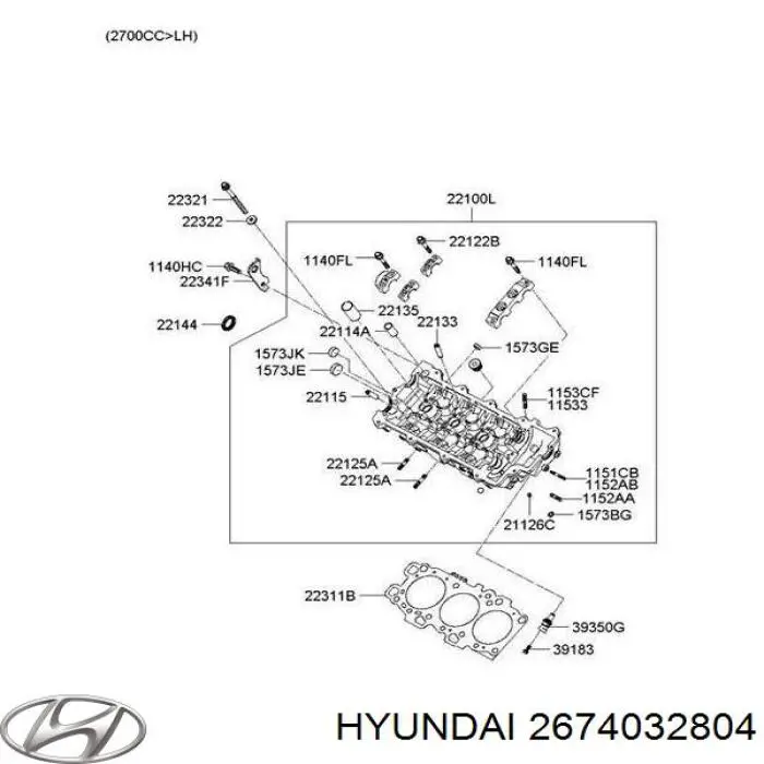  Клапан вентиляції картерних газів Hyundai Sonata 3