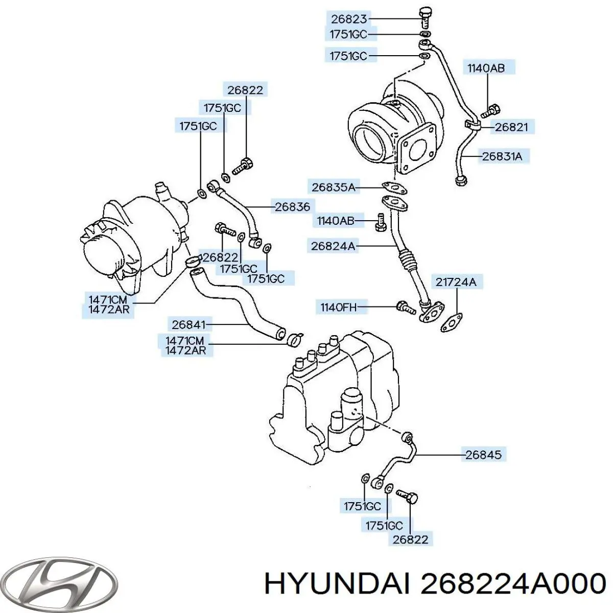  268224A000 Hyundai/Kia