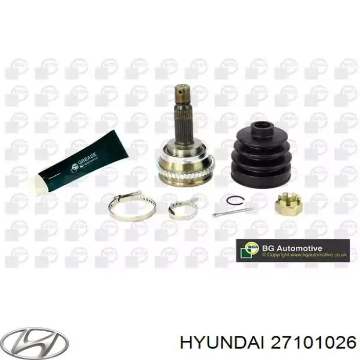 ШРУС зовнішній передній 27101026 Hyundai/Kia