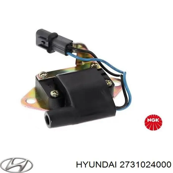 Котушка запалювання Hyundai/Kia 2731024000 ціна, від 18.59 USD