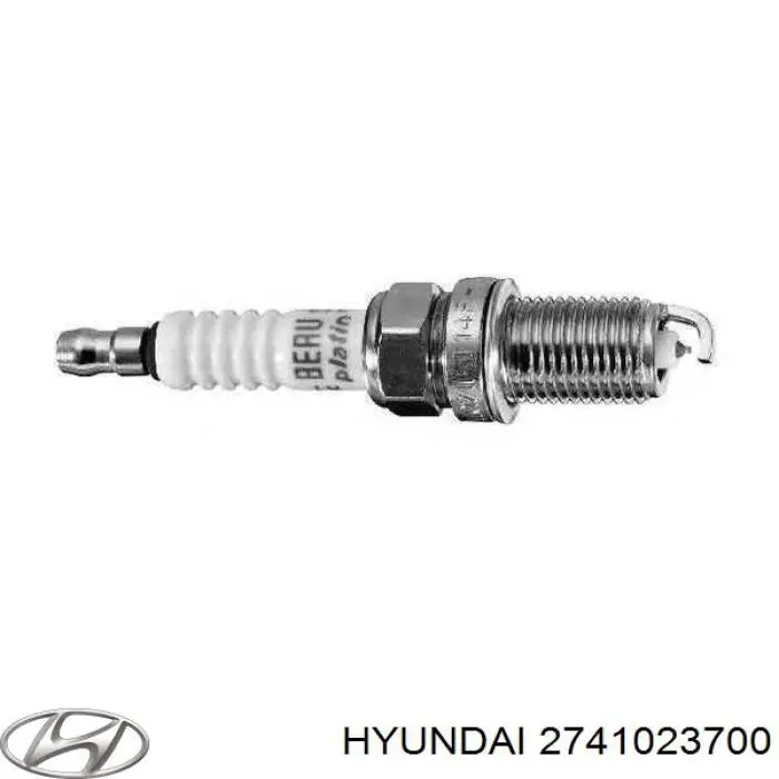 Свічки запалювання 2741023700 Hyundai/Kia
