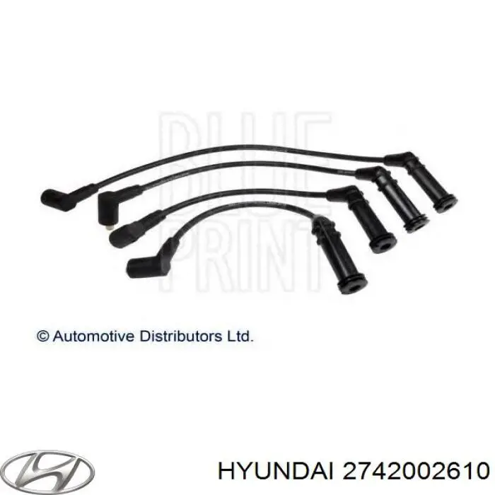 Купити 2742002610 Hyundai/Kia Провід високовольтні, комплект