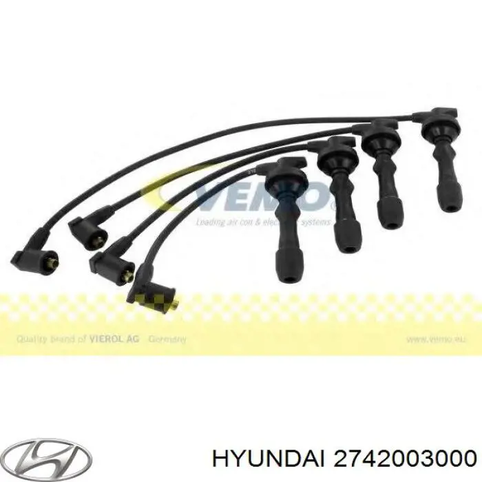 Купити 2742003000 Hyundai/Kia Провід високовольтні, комплект