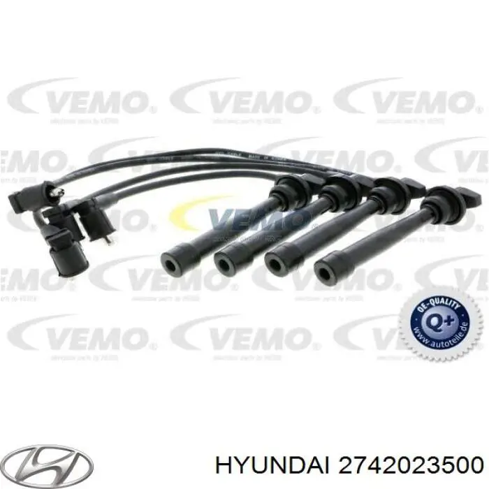 Дроти запалювання Hyundai/Kia 2742023500 ціна, від 17.96 USD