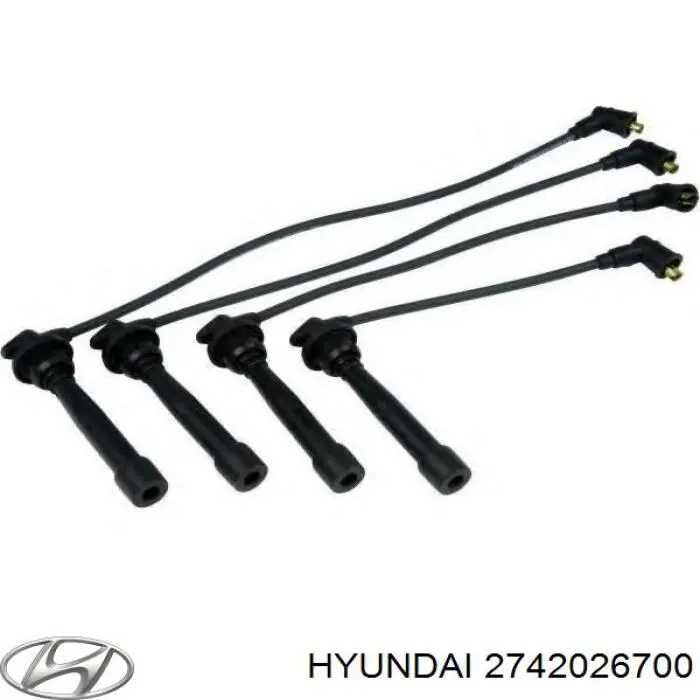 Кабель високовольтний, циліндр №1 Hyundai Coupe (RD) (Хендай Купе)