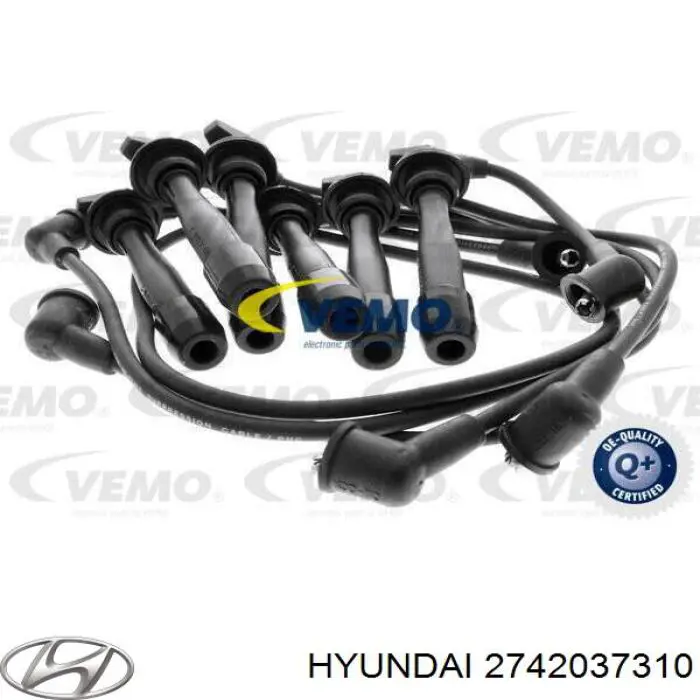 Кабель високовольтний, циліндр №1 2742037310 Hyundai/Kia