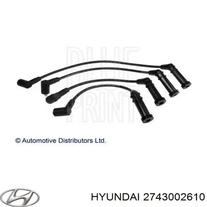 Купити 2743002610 Hyundai/Kia Провід високовольтні, комплект