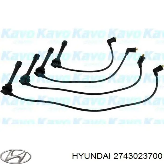 2743023700 Hyundai/Kia кабель високовольтний, циліндр №2
