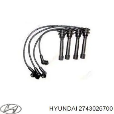 2743026700 Hyundai/Kia кабель високовольтний, циліндр №2