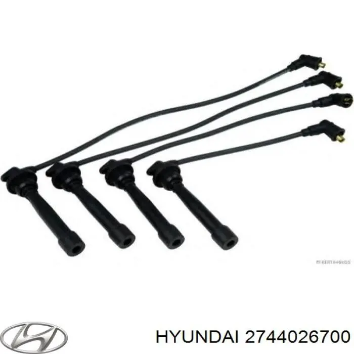 Кабель високовольтний, циліндр №3 Hyundai Matrix (FC) (Хендай Матрікс)