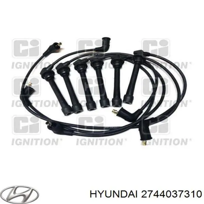 Дроти запалювання Hyundai/Kia 2744037310 ціна, від 19.84 USD
