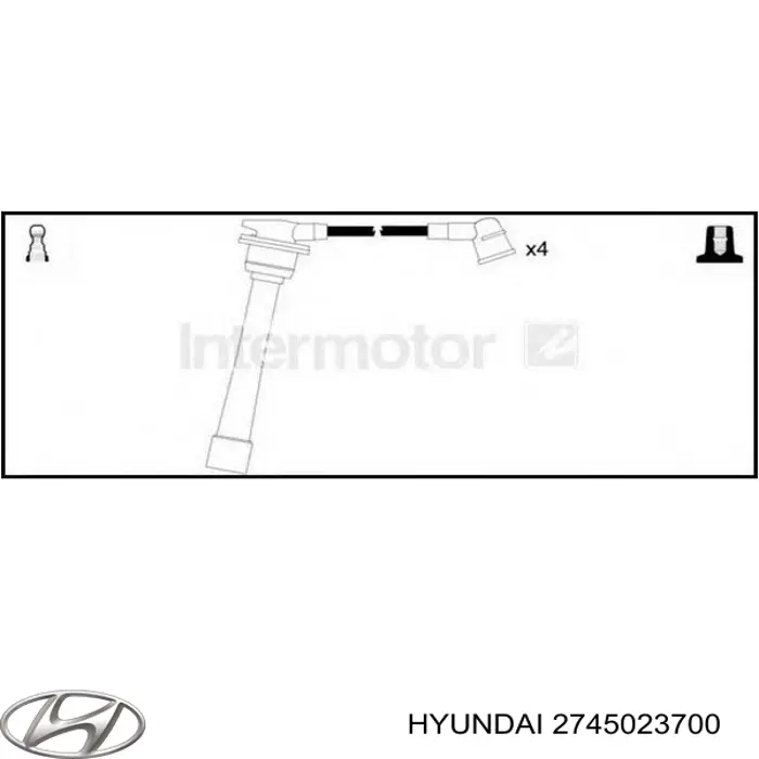 Дроти запалювання Hyundai/Kia 2745023700 ціна, від 6.97 USD