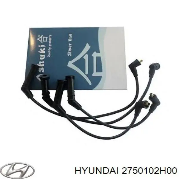 2750102H00 Hyundai/Kia дріт високовольтні, комплект