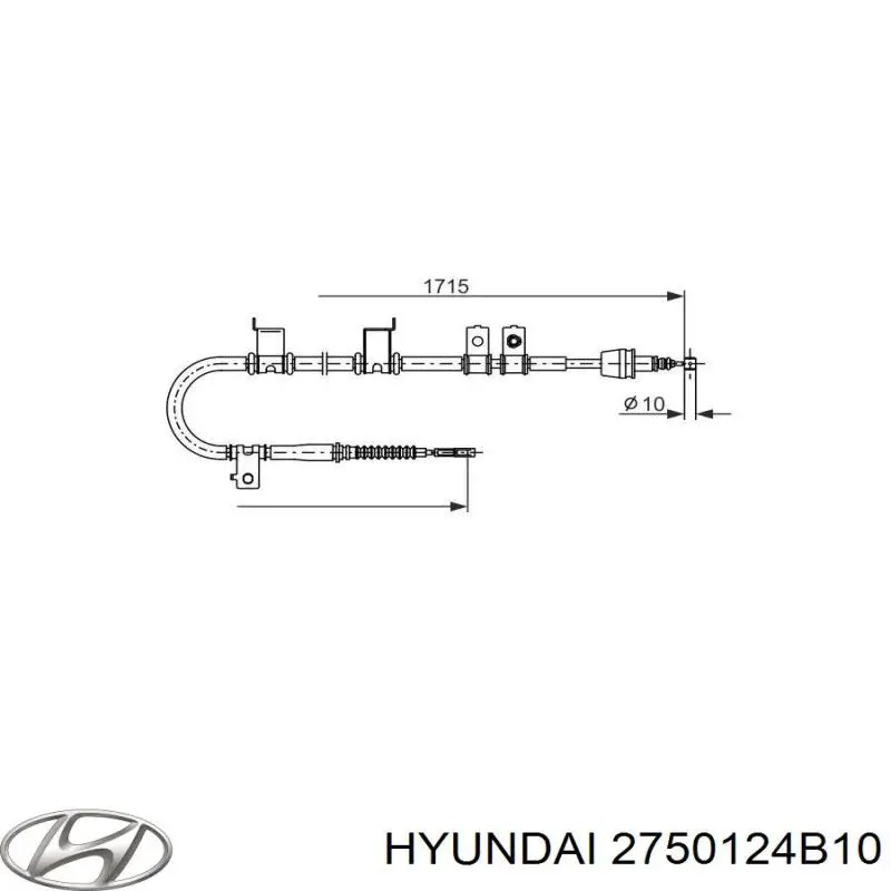 Купити 2750124B10 Hyundai/Kia Провід високовольтні, комплект