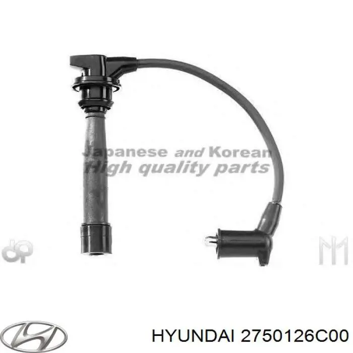 2750126C00 Hyundai/Kia дріт високовольтні, комплект