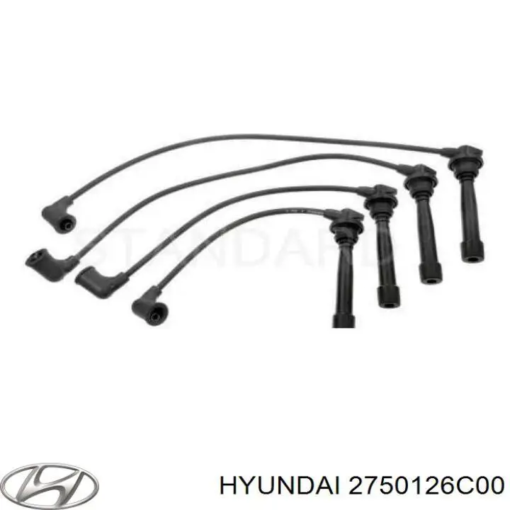 Дроти запалювання Hyundai/Kia 2750126C00 ціна, від 98.71 USD