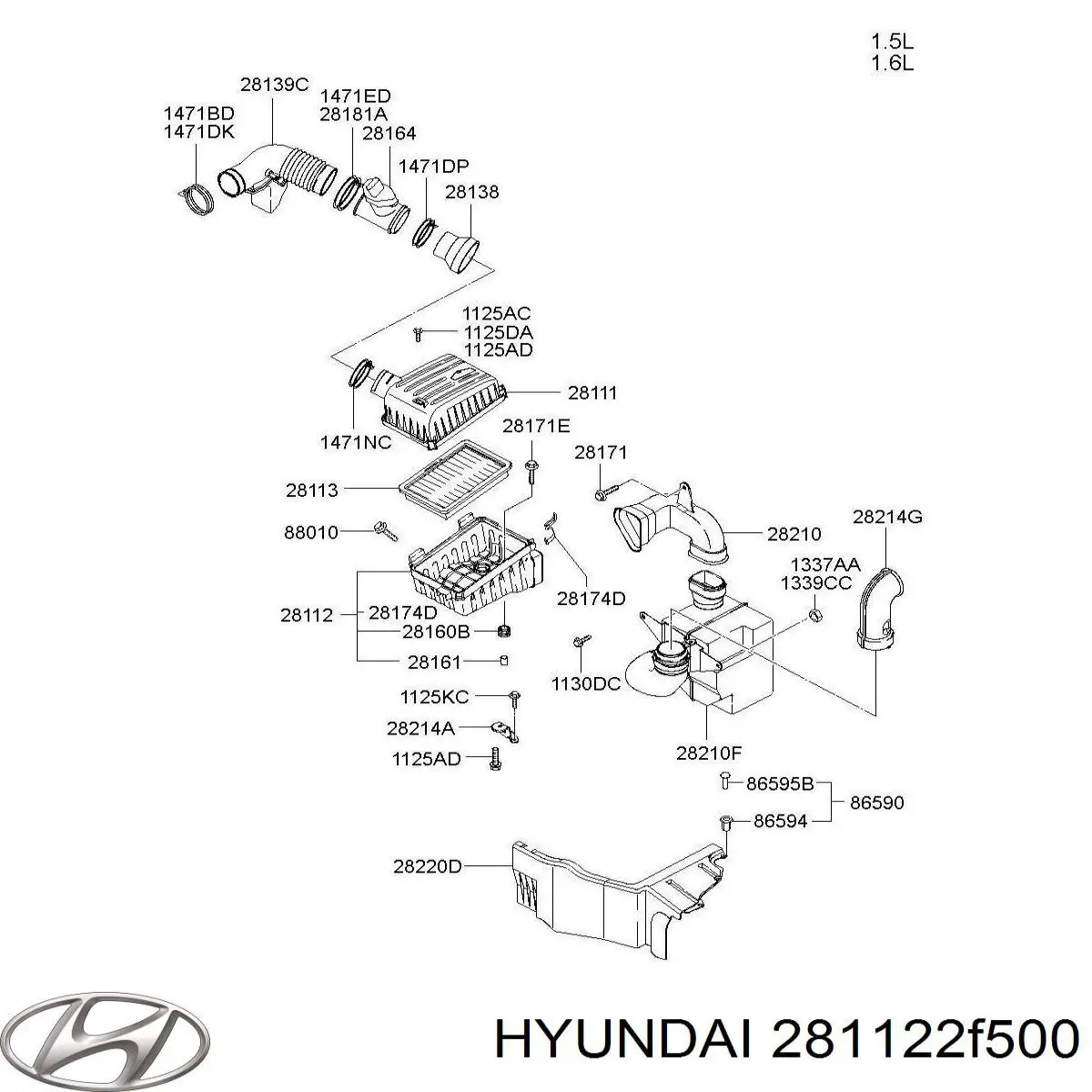  281122F500 Hyundai/Kia