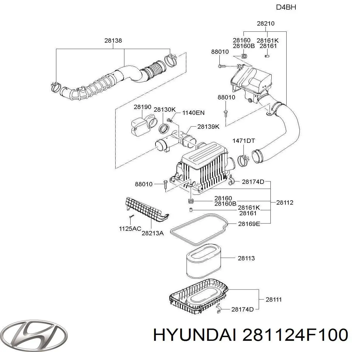 Купити 281124F100 Hyundai/Kia 