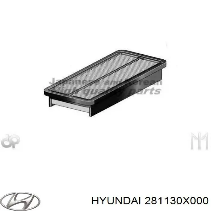 Купити 281130X000 Hyundai/Kia Автомобільний фільтр повітря