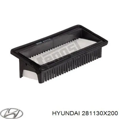 Елемент повітряного фільтра Hyundai/Kia 281130X200 ціна, від 4.84 USD
