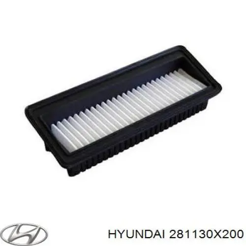 Елемент повітряного фільтра Hyundai/Kia 281130X200 ціна, від 4.84 USD