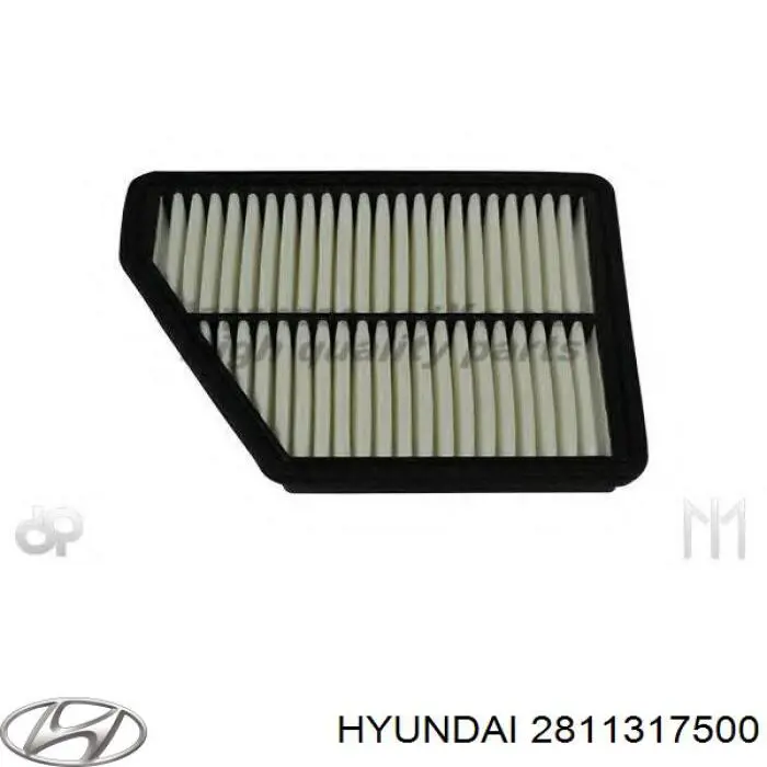Елемент повітряного фільтра Hyundai/Kia 2811317500 ціна, від 5.07 USD